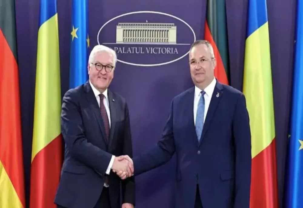 Nicolae Ciucă, discuții cu preşedintele Germaniei: România face eforturi pentru diversificarea surselor de energie