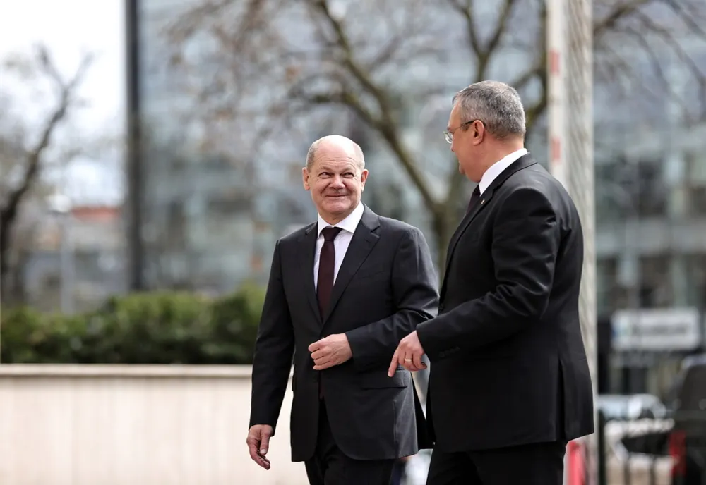 Nicolae Ciucă a avut o întrevedere cu cancelarul Germaniei, Olaf Scholz. Despre ce au vorbit cei doi oficiali