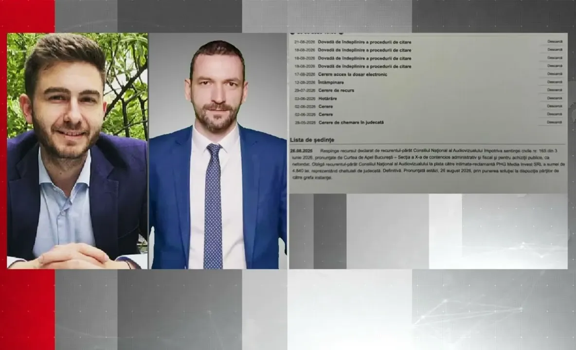 Victorie istorică pentru Realitatea Plus: Înalta Curte a decis că suspendarea emisiei de către CNA a fost ILEGALĂ