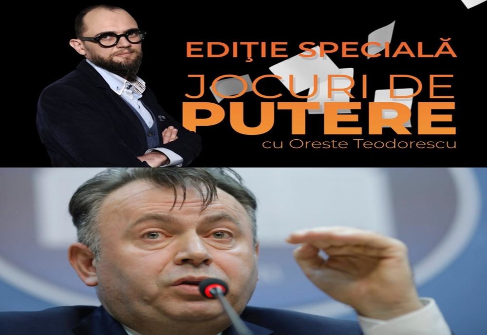 Jocuri de Putere: "Ministrul Sănătății: Nelu Tătaru, ne va raspunde întrebărilor și îngrijorărilor legate de numărul mare de infectări "