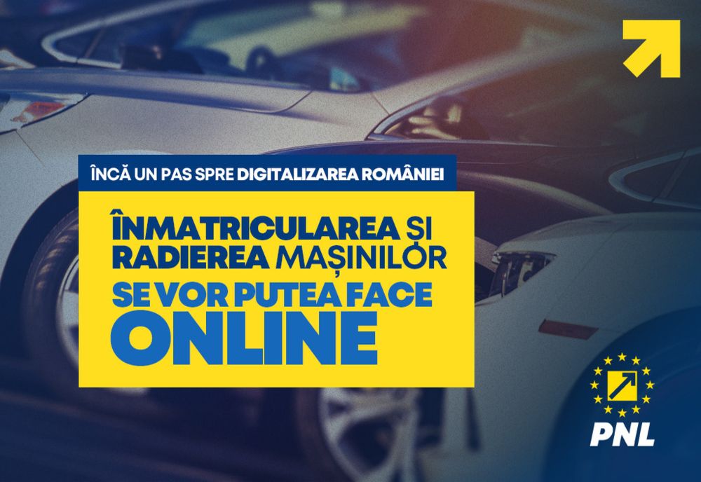 Sebastian Burduja: Înmatricularea și vânzarea autovehiculelor se vor putea face online
