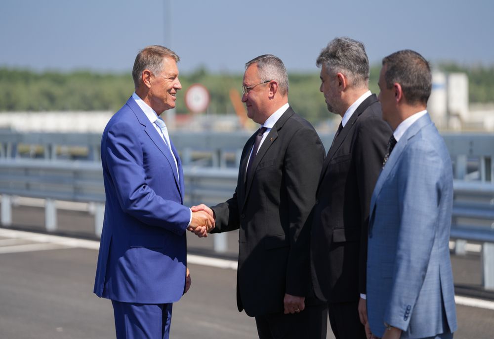 Nicolae Ciucă, la podul suspendat de la Brăila: „Este cel mai complex și cel mai important proiect românesc de infrastructură de după 1989”