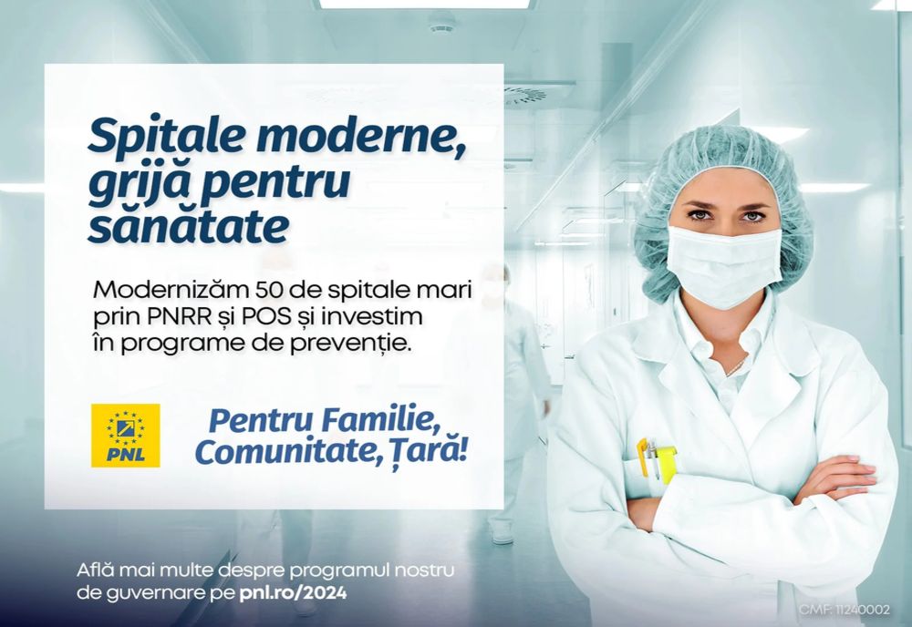 OBIECTIVUL PNL: MODERNIZAREA A 50 DE SPITALE MARI ȘI ALTE UNITĂȚI DE TRATAMENT, CU FINANȚARE DIN PNRR ȘI FONDURI EUROPENE