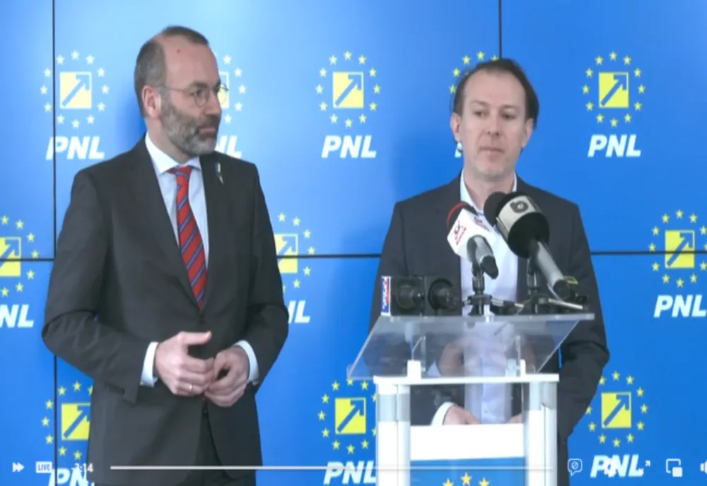Florin Cîțu, întâlnire cu Manfred Weber, preşedintele PPE: ”România rămâne ancorată să facă toate reformele din PNRR”