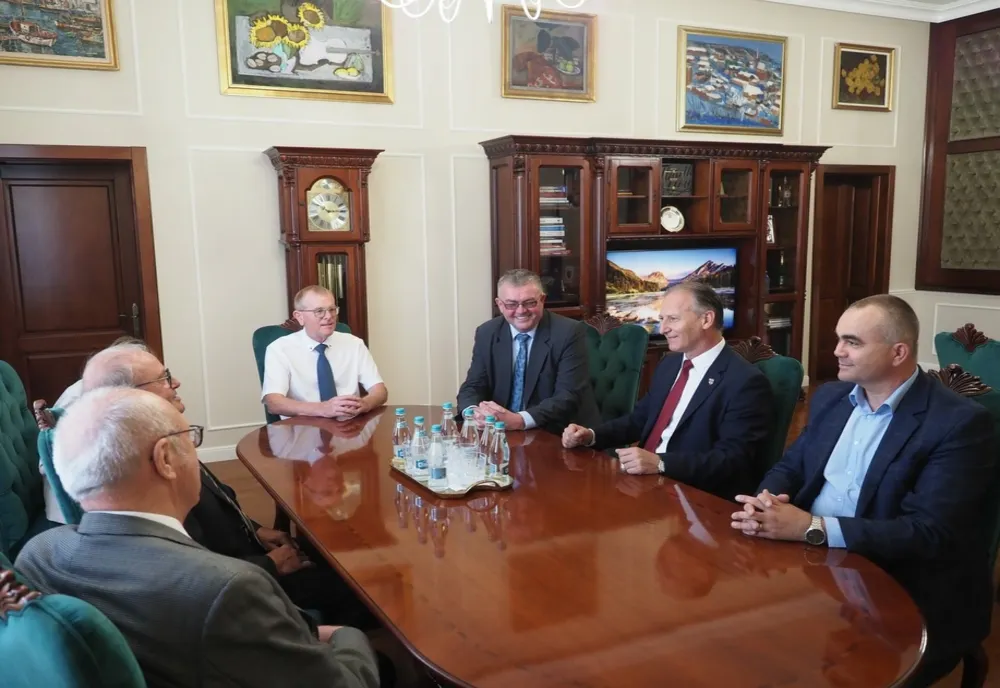 Președintele Consiliului Județean Sălaj Dinu Iancu-Sălăjanu a primit vizita unei delegații din Germania