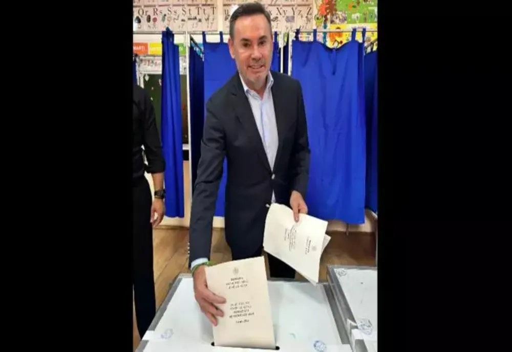 Europarlamentarul Gheorghe Falcă a fost la vot. Ce le-a spus reporterilor la ieșirea din secție