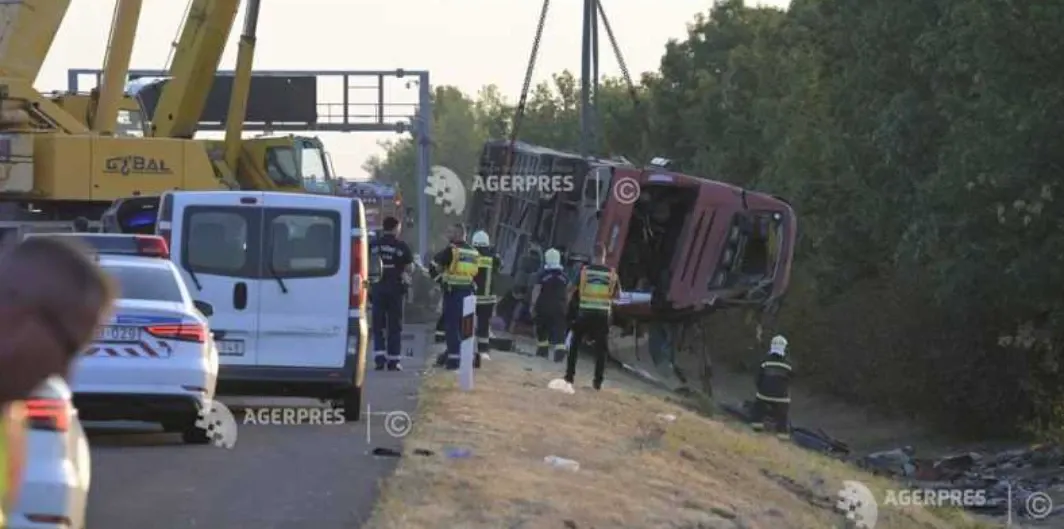 Grav accident în Ungaria / Foto: ZOLTAN MATHE / EPA