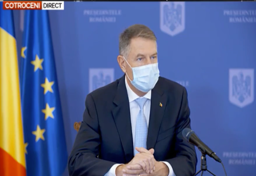 Președintele Iohannis: Pandemia nu afectează doar sănătatea oamenilor şi economiile. Afectează şi structura socială