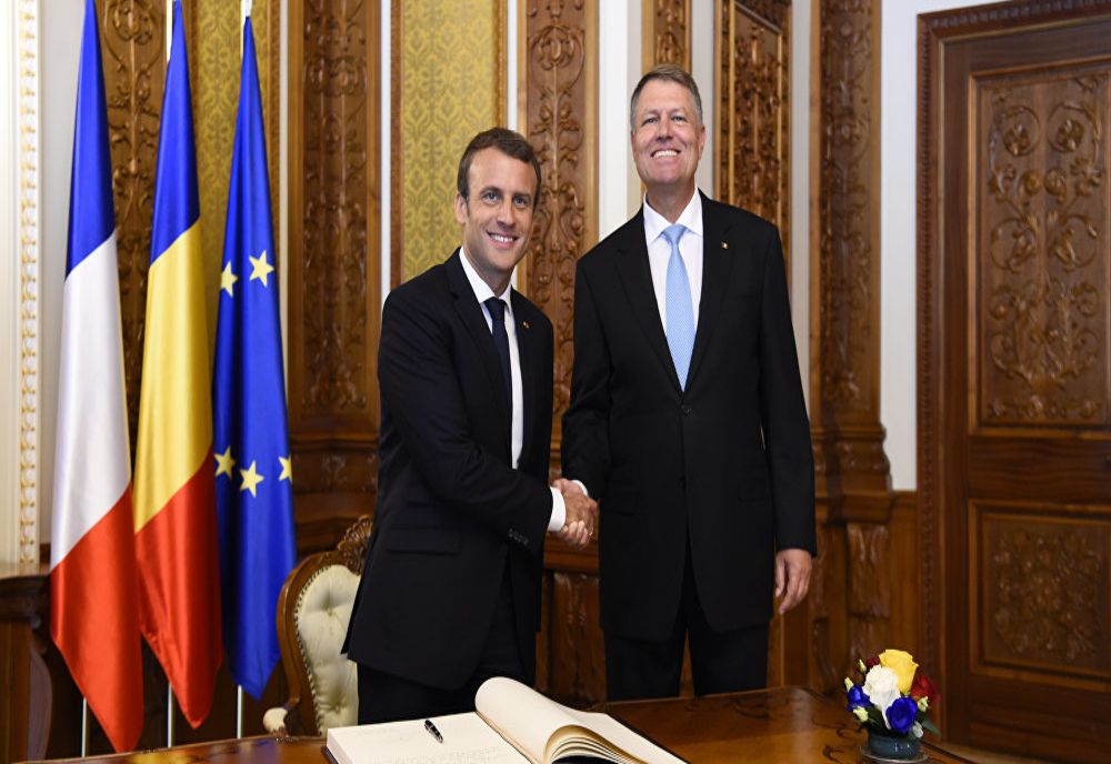 Președintele Iohannis, discuții cu Emmanuel Macron: ”Împreună suntem mai puternici”