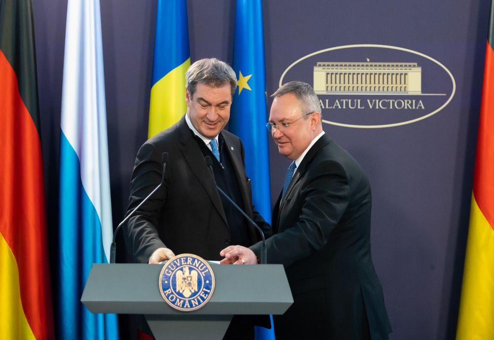 Premierul Ciucă, întâlnire cu prim-ministrul bavarez, Markus Soder: Există foarte mult potenţial
