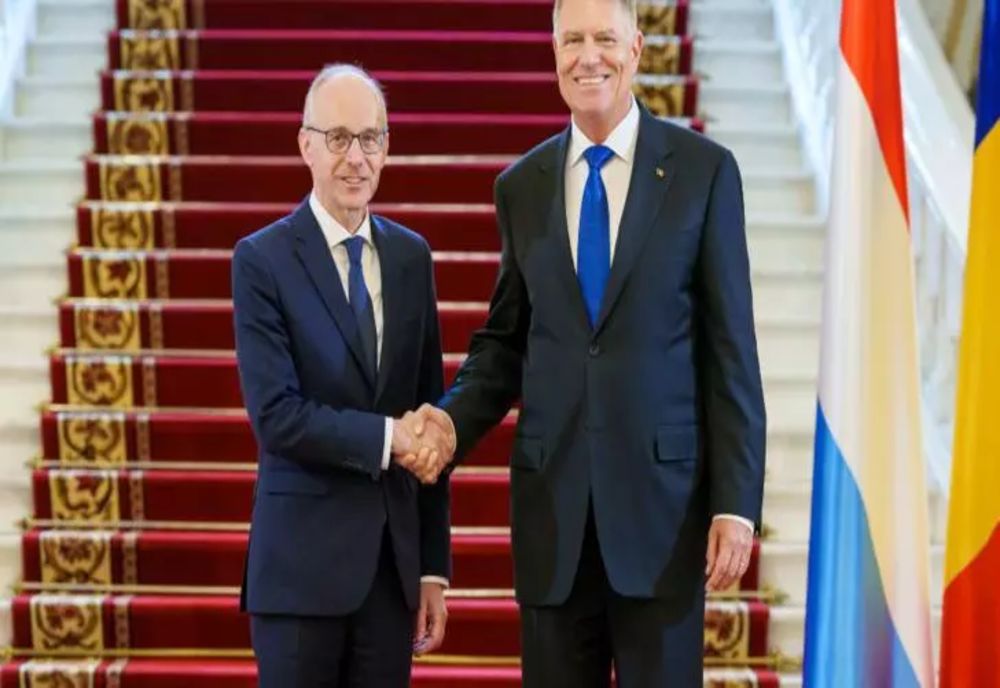 Klaus Iohannis, întrevedere cu premierul Luxemburgului, Luc Frieden. Colaborarea bilaterală şi provocările viitoare ale UE, pe agenda discuțiilor
