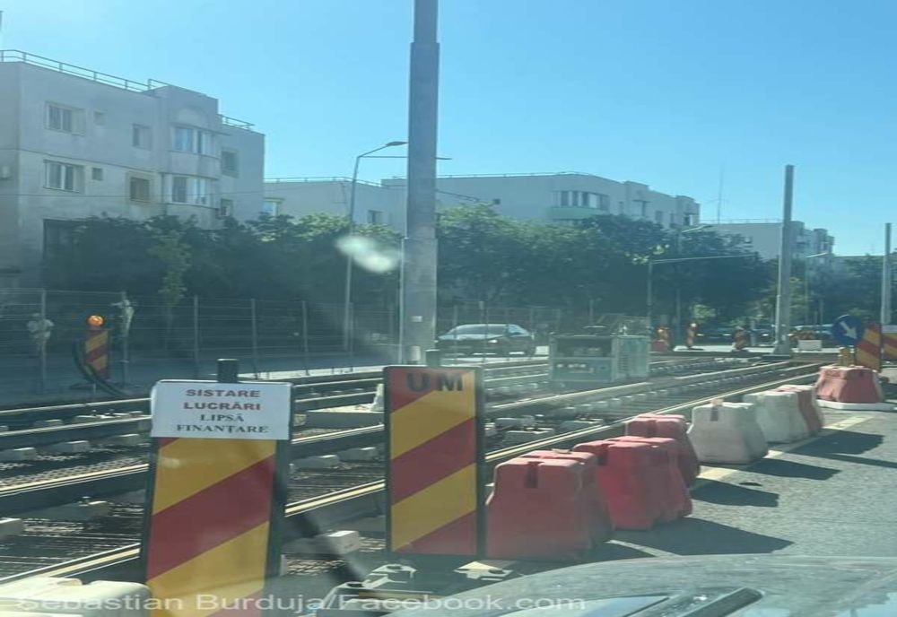 SEBASTIAN BURDUJA: LUCRĂRILE LA LINIA 5 S-AU BLOCAT PENTRU CĂ PRIMĂRIA GENERALĂ NU A MAI FĂCUT PLĂŢILE NECESARE