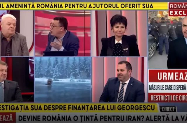 Circ la televiziunea fugarului Ghiță, Victor Ciutacu a fost contrazis în direct chiar de inviați, când a încercat să-l discrediteze pe Călin Georgescu - VIDEO